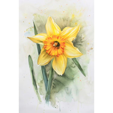 Canvas of Daffodils Flowers